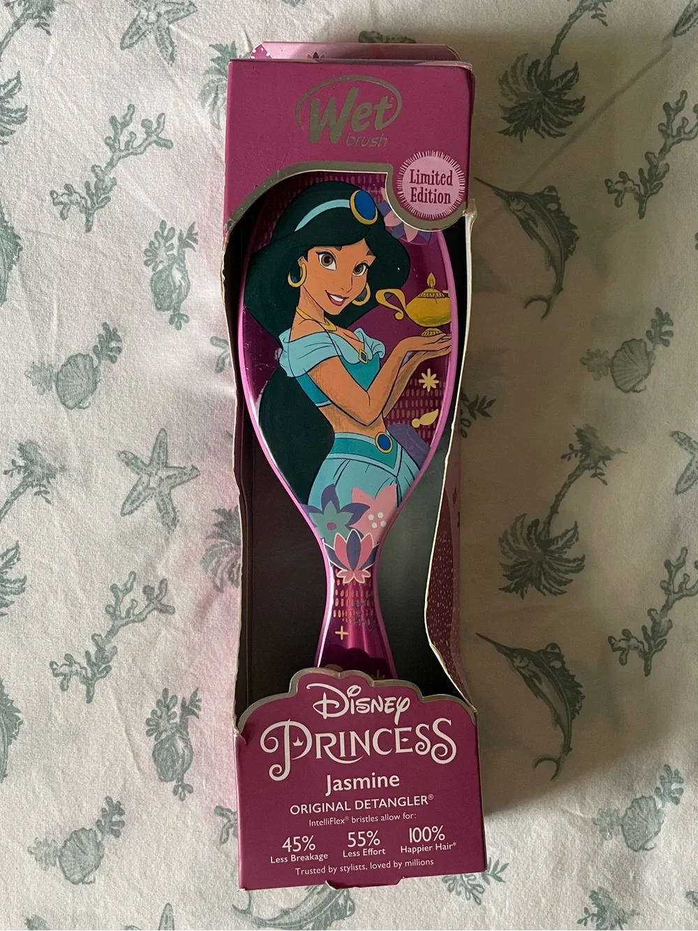 Wet Brush Princess Jasmine limited edition detangling brush - NEW IN BOX